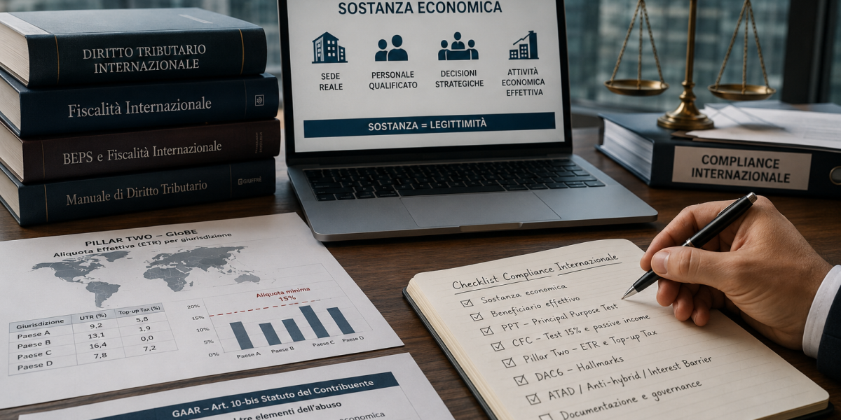 Pianificazione fiscale internazionale e antiabuso: perché oggi tutto ruota intorno alla sostanza economica